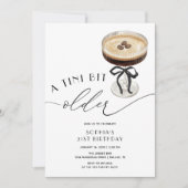 Een Tini Bit Ouder Espresso Martini 21e Verjaardag Kaart (Voorkant)