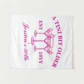 Een Tini Bit Oudere Martini Custom 30 Verjaardagsf Wandkleed (Voorkant (horizontaal))