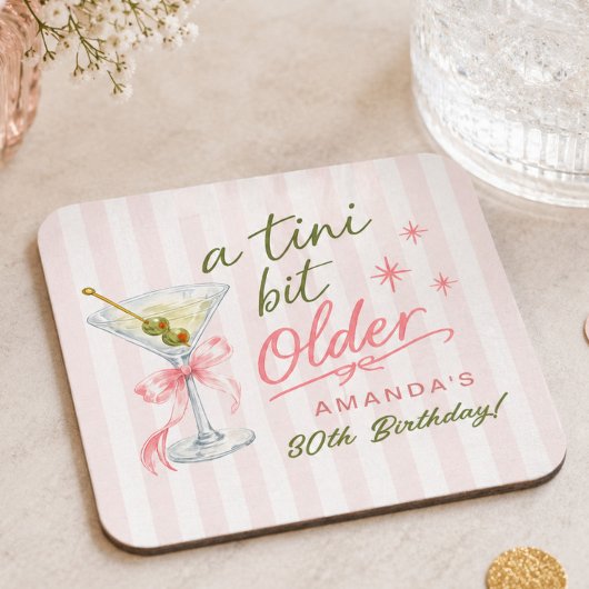 Een Tini Bit Oudere Verjaardags Onderzetter