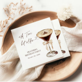 Een Tini Bit Oudere Verjaardagsfeest Welkom Bord Servet