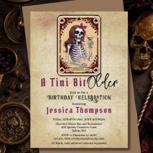 Een Tini Bit Oudere Verjaardagskaart Halloween Tar Kaart