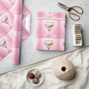Een Tini Bit Oudere Vrouwen Verjaardagsfeestje  Cadeaupapier