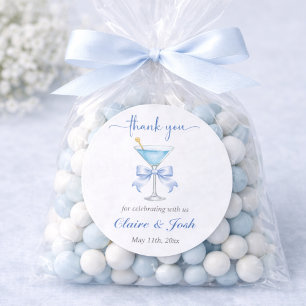 Een Tini Eentje Op Komst Jongen Baby Shower Bedank Ronde Sticker