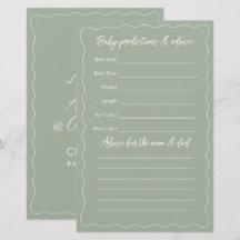 Een Tini Komt Op Weg Baby Shower Raden Game