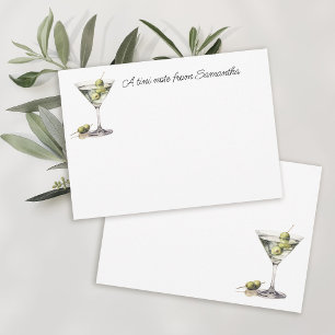 Een Tini-notitie met uw naam Notitiekaartje