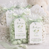 Een Tini One Baby Shower Feest Bedankt Cadeaulabel