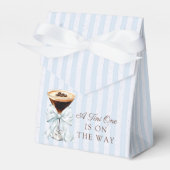 Een Tini One Espresso Martini Baby Shower Cadeau Bedankdoosjes (Voorkant Zijde)