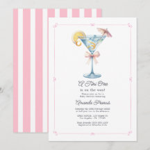 Een Tini One Is on the Way Martini Baby Shower