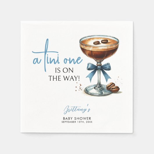 Een Tini One is onderweg met het Baby showers van Servet (Voorkant)