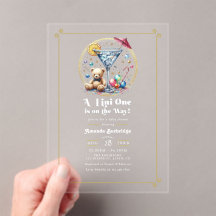 Een Tini One is onderweg naar Baby shower Clear