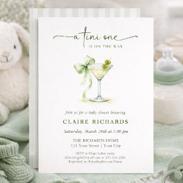 Een Tini One Is Op Komst Trendy Baby Shower Kaart