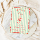 Een Tini One Martini Baby shower Kaart