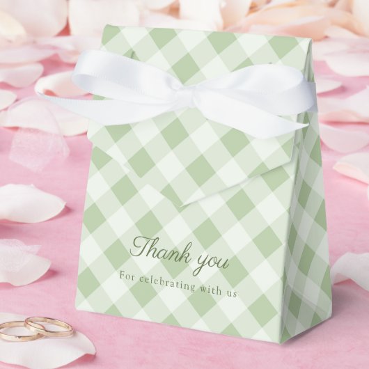 Een Tini One Martini Sage Strik Baby Shower Cadeau Bedankdoosjes (Huwelijk)