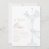 Een Tini One modern Baby shower aan de kust Kaart (Voorkant)