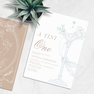 Een Tini One modern Baby shower aan de kust Kaart