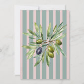 Een Tini One Pink Bow Espresso Martini Baby shower Kaart (Achterkant)