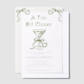 Een Tini'tje dichterbij Bruidsdouche Vellum Uitnodigingen (Offset)