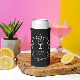 Een Tiny Bit Older Zwarte Martini Verjaardagsfeest Seltzer Blikjeskoeler