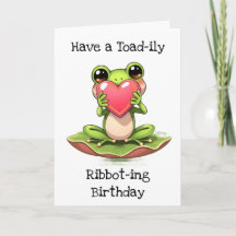 Een Toad-ily Ribbot-ing verjaardag