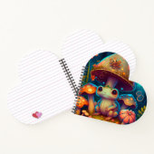 Een toadstoel kikker          schrift notitieboek (Binnen)