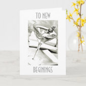 EEN TOAST AAN "NIEUWE BEGINSELEN" IN UW LEVEN KAART (Gele Bloem)