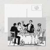 Een toast briefkaart (Voorkant / Achterkant)