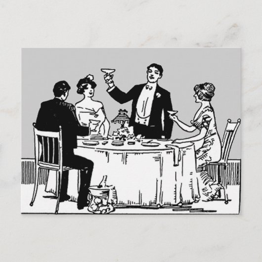 Een toast briefkaart (Voorkant)