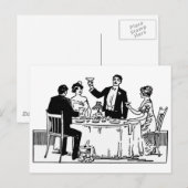 Een toast briefkaart (Voorkant / Achterkant)