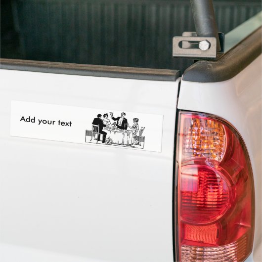 Een toast bumpersticker (Op Truck)
