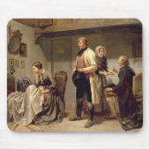 Een toast naar het koppel. muismat (Voorkant)