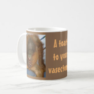 Een toast naar je vasectomie koffiemok