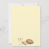 Een toast op het bruidsbrood en boter Vrijgezellen Kaart (Achterkant)