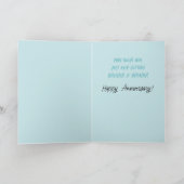 Een toast op je Punny Jubileum Kaart (Binnen)