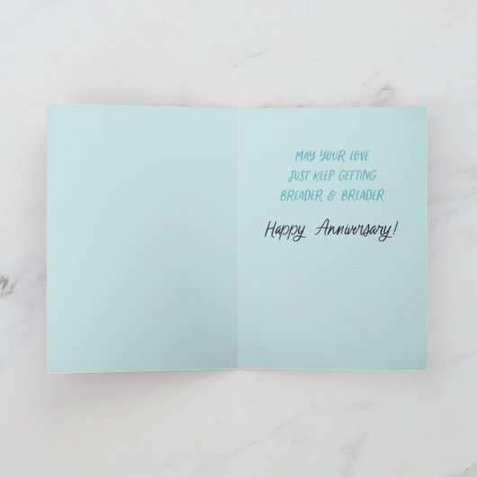 Een toast op je Punny Jubileum Kaart (Binnen)