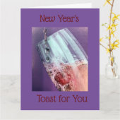 EEN TOAST OP "NIEUW BEGIN" IN JE LEVEN KAART (Gele Bloem)