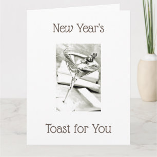 EEN TOAST OP "NIEUW BEGIN" IN JE LEVEN KAART