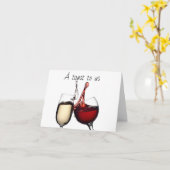 ** EEN TOAST OP ONS "JUBILEUM" KAART (Gele Bloem)