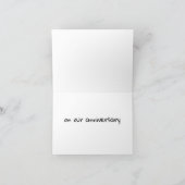 ** EEN TOAST OP ONS "JUBILEUM" KAART (Binnen)