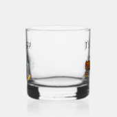 Een toast op onze kleine chauffeur whisky glas (Rechts)