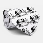 Een toast stropdas (Opgerold)