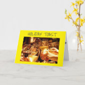 **EEN TOAST VOOR DE KEER OP DE HOLIDAAG** KAART (Gele Bloem)
