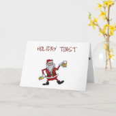 **EEN TOAST VOOR DE KEER VAN VANDAAG UIT SANTA** KAART (Gele Bloem)