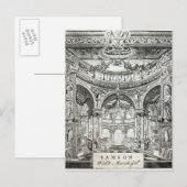 Een toegangsbewijs voor Händels oratorium Briefkaart (Voorkant / Achterkant)