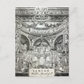 Een toegangsbewijs voor Händels oratorium Briefkaart (Voorkant)