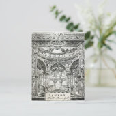 Een toegangsbewijs voor Händels oratorium Briefkaart (Staand voorkant)