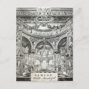 Een toegangsbewijs voor Händels oratorium Briefkaart