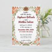 Een toegewijd team van huwelijksverkopers samenste kaart (Staand voorkant)