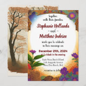 Een toegewijd team van huwelijksverkopers samenste kaart (Voorkant / Achterkant)