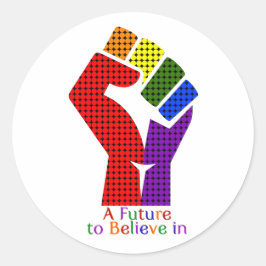 Een toekomst om in LGBT te geloven Ronde Sticker