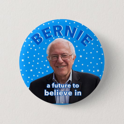 Een toekomst om in te geloven ronde button 5,7 cm (Voorkant)